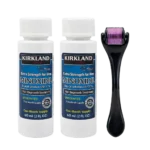 მინოქსიდილის ნაკრები + დერმაროლერი (მეზოროლერი)