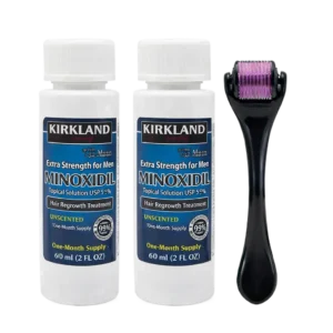 მინოქსიდილის ნაკრები + დერმაროლერი (მეზოროლერი)